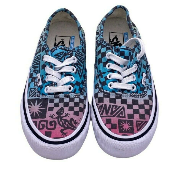 Vans Authentic Tribal Checkerboard Women 6.5 Skate Shoes Sneakers Ultra Cush - Picture 7 of 8
